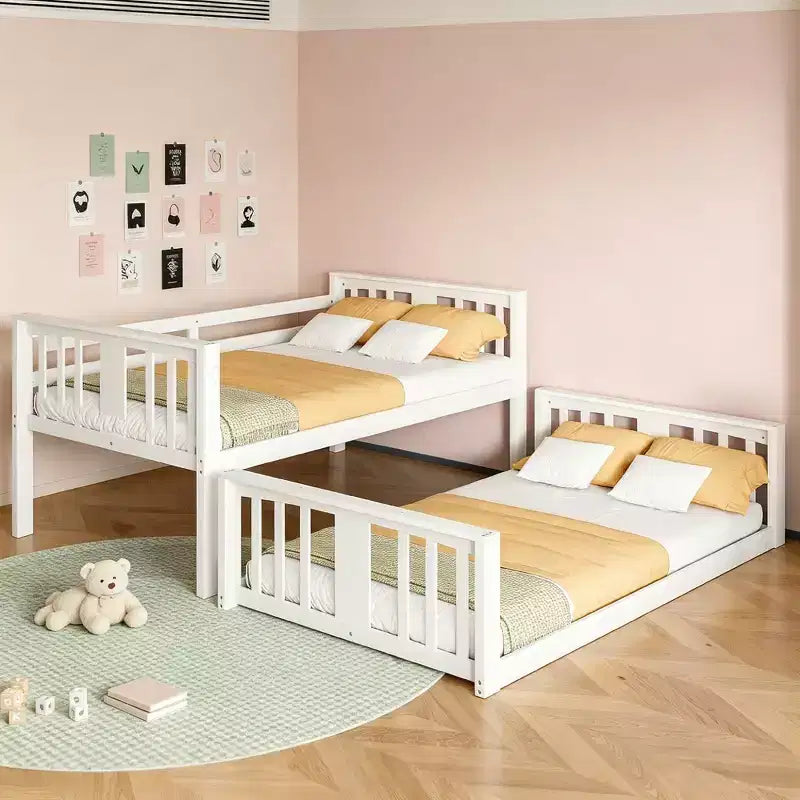 Lit superposé en bois Luxystar pour chambre d'enfant