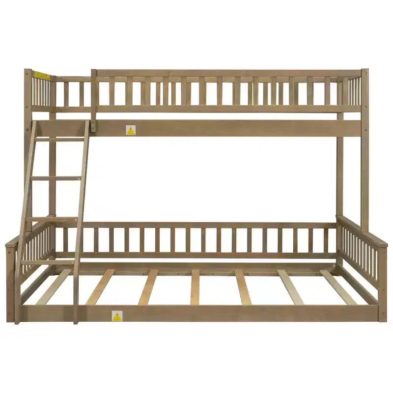 Lit en bois jumeau XL FAMYYT ? Avec garde-corps, échelle, montage facile