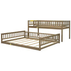 Lit en bois jumeau XL FAMYYT ? Avec garde-corps, échelle, montage facile
