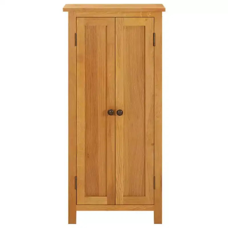 vidaXL Meuble de rangement Chêne clair Bois de chêne massif, MDF plaqué Moyen
