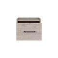 HomeRoots 10 Gray Wood One Drawer Floating Nightstand