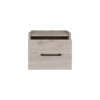HomeRoots 10 Gray Wood One Drawer Floating Nightstand