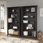 Salinas Tall 5-shelf Bookcase (Set of 2) by Bush Furniture