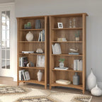Bibliothèque haute à 5 étagères Salinas (lot de 2) de Bush Furniture