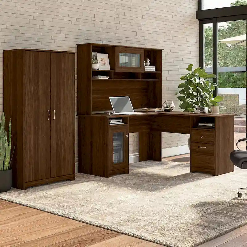 Bureau en bois avec 3 tiroirs, bureau moderne pour la maison, grand rangement