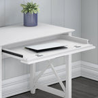 Chaise de bureau sans accoudoirs à roulettes, dossier mi-hauteur, design ergonomique, pour bureau à domicile