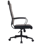 Chaise de bureau moderne haute avec dossier haut, en similicuir PU, pivotante, inclinable, réglable, avec coussin, modèle de designer, pour dirigeant