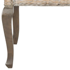 Chaise de salle à manger naturelle Alearda de SAFAVIEH (Lot de 2) - 23 x 24.4 x 34 - 23L x 24P x 34H