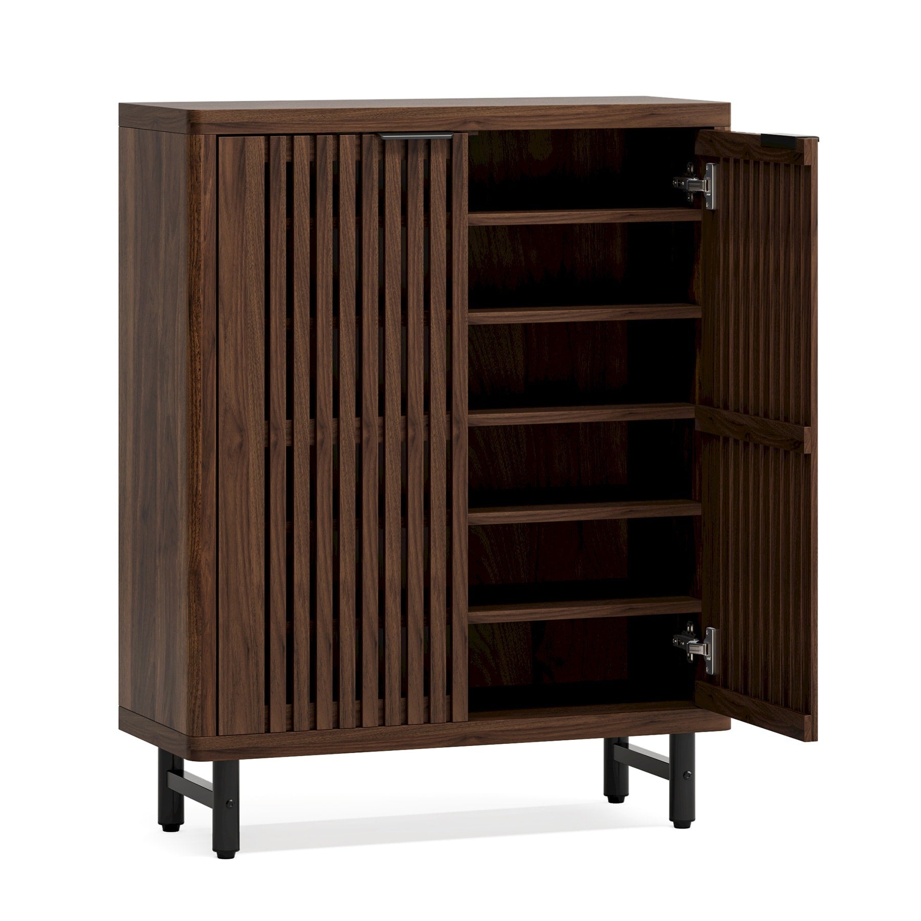 Meuble à chaussures 24 paires avec porte pour entrée et salon