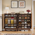 Meuble à chaussures 24 paires avec porte pour entrée et salon
