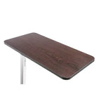 Table de lit Drive Medical, non inclinable, avec dessus de table en chrome