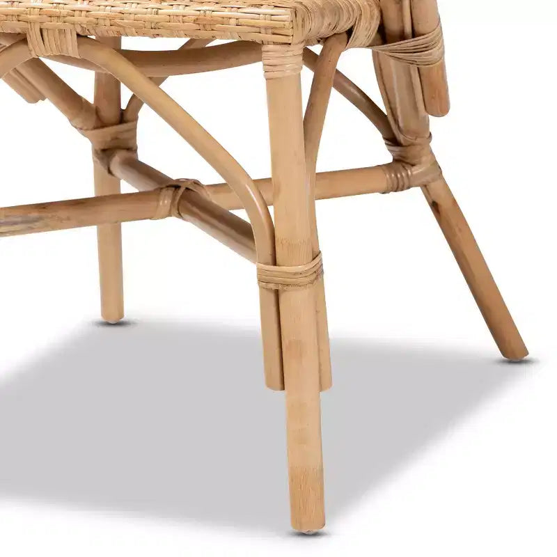 Lot de 2 chaises de salle à manger en rotin Varick naturel/marron - Bali et Paris