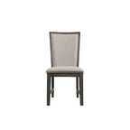 Lot de chaises d'appoint Jasper Slat Back en noyer grillé - Picket House Furnishings : Rembourrées, polyester, cadre en bois, capacité de 136 kg