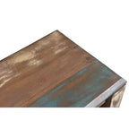 Banc en bois de récupération 60" marron - Timbergirl : Banc de salle à manger rustique rectangulaire, 1 place, entretien à sec