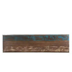 Banc en bois de récupération 60" marron - Timbergirl : Banc de salle à manger rustique rectangulaire, 1 place, entretien à sec