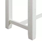 Ensemble table à manger multifonctionnelle Stanford blanche - Picket House Furnishings : 4 pièces, haute, cadre en MDF, revêtement en polyester