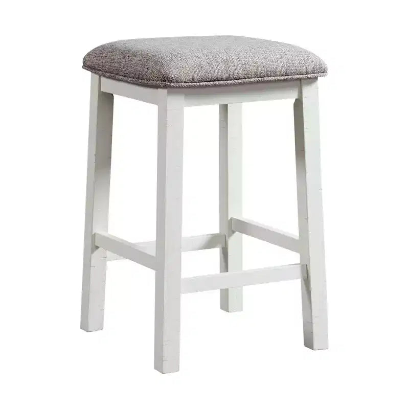 Ensemble table à manger multifonctionnelle Stanford blanche - Picket House Furnishings : 4 pièces, haute, cadre en MDF, revêtement en polyester