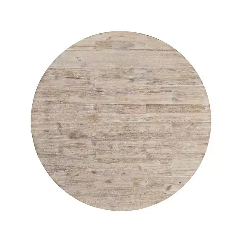 Picket House Furnishings Keaton Round Counter Height Dining Table Beach: 36" High, Pedestal Base, Seats 4