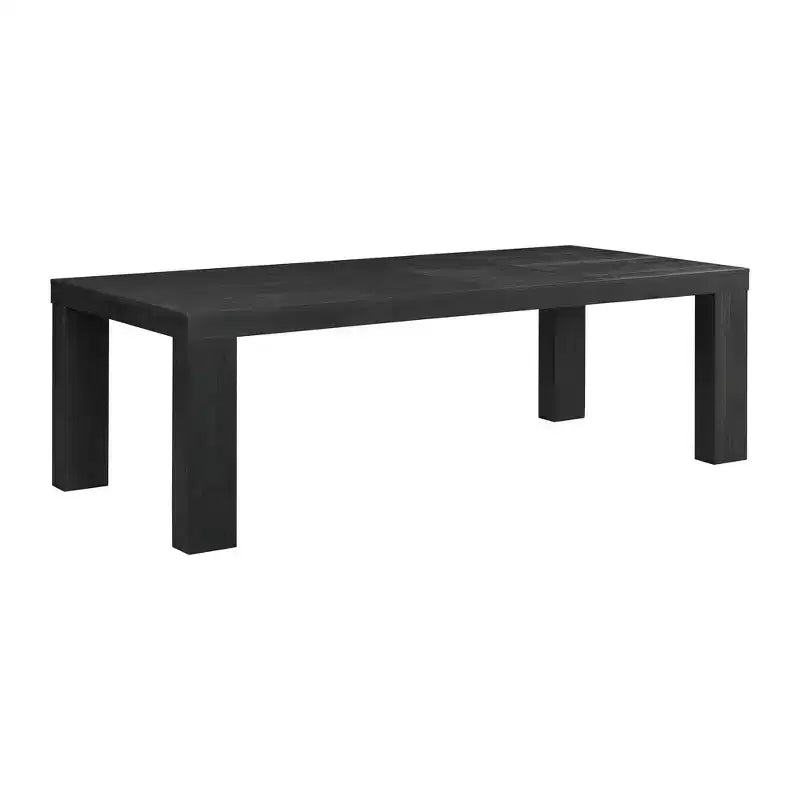 Table de salle à manger extensible Jasper noire - Picket House Furnishings : Style moderne, rallonge amovible, 4 places