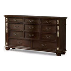 Commode 11 tiroirs Mullberry Brun Cerisier - HOMES: Inside + Out