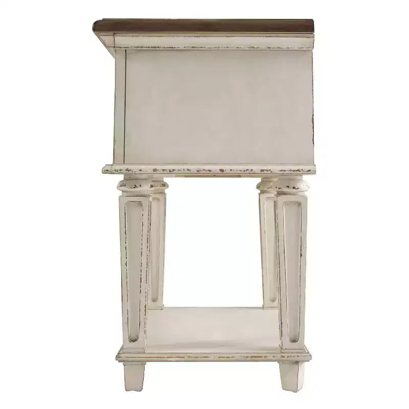 Table de chevet Realyn à un tiroir, écaillée - Signature Design by Ashley