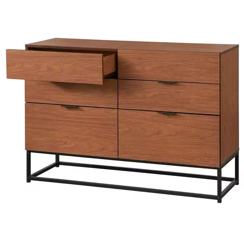 Commode 6 Tiroirs Buylateral Noble Noyer