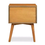 Table de chevet Edgemod Dorsey brun clair de style milieu de siècle