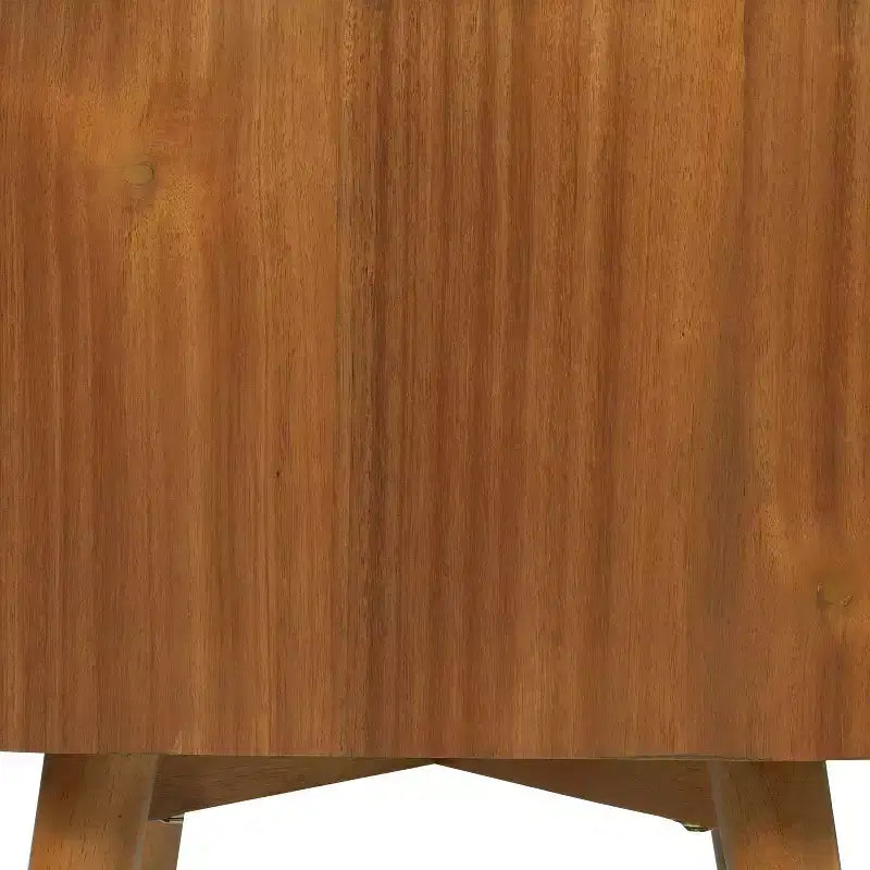 Table de chevet Edgemod Dorsey brun clair de style milieu de siècle