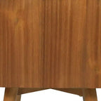 Table de chevet Edgemod Dorsey brun clair de style milieu de siècle