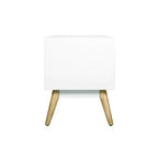 Meuble TV Lilou pour téléviseurs jusqu'à 53 po Blanc Français - Adore Decor