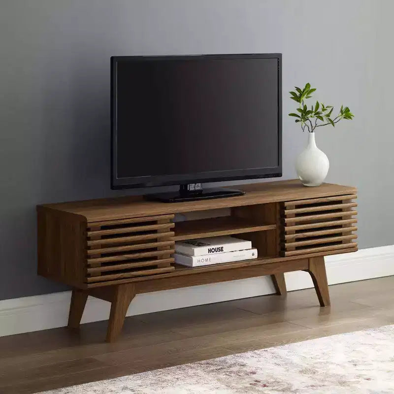 Meuble TV Modway Render Media Console pour téléviseurs jusqu'à 50 pouces, marron
