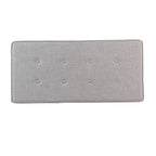 Pouf de rangement Shelton avec dessus capitonné - Gris - Threshold™ : Meuble rectangulaire rembourré avec couvercle