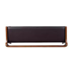 Banc de salle à manger Rasmus 60 po Châtaigne - Boraam : Bois d'acacia, siège en similicuir, deux places