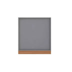 29,92" Meuble Cornelia Gris/Naturel - Manhattan Comfort : Meuble de rangement et bibliothèque polyvalents