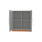 29,92" Meuble Cornelia Gris/Naturel - Manhattan Comfort : Meuble de rangement et bibliothèque polyvalents