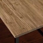Bureau Piazza Buylateral Noir/Gris : Cadre métallique robuste, surface en MDF, mobilier de bureau moderne