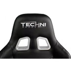 Ts-5100 Chaise de jeu vidéo ergonomique à dossier haut style course - Techni Sport : Pivotante, réglable