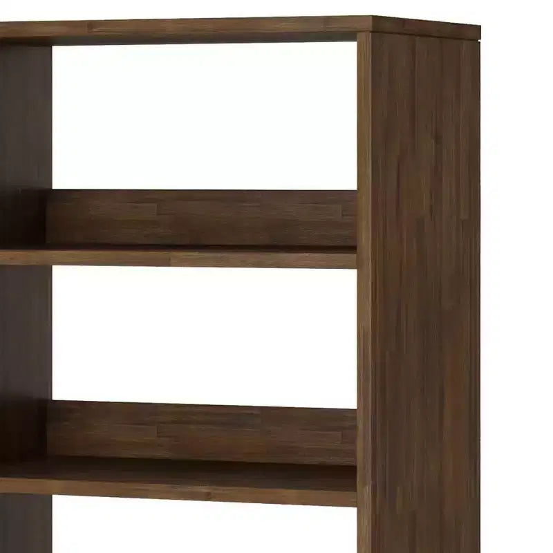 Bibliothèque haute Saylor de 162 cm avec pieds épingles et tiroir – WyndenHall : Design industriel, bois d'acacia