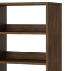 Bibliothèque haute Saylor de 162 cm avec pieds épingles et tiroir – WyndenHall : Design industriel, bois d'acacia