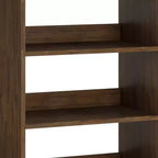 Bibliothèque haute Saylor de 162 cm avec pieds épingles et tiroir – WyndenHall : Design industriel, bois d'acacia