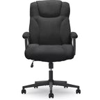 Chaise de bureau Style Hannah II Noir Nuit - Serta : Direction, Microfibre, Capacité 181 kg