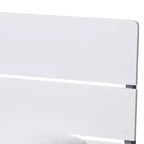 Lit plateforme en bois fini de style mission moderne classique Nereida jumeau Blanc/Gris - Baxton Studio