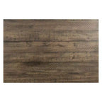Table basse Flynn Trestle Noyer Marron - Picket House Furnishings : Table d'appoint rectangulaire rustique, finition vieillie