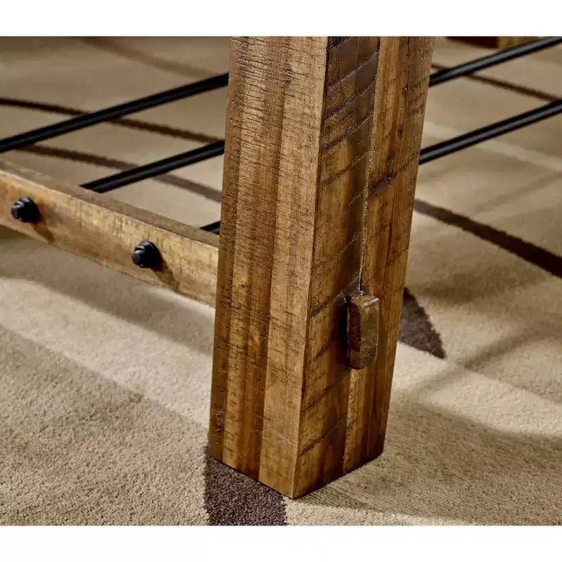 Table basse Durango 48 po et 2 tables d'appoint marron foncé – Alaterre Furniture