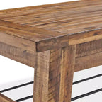 Table basse Durango 48 po et 2 tables d'appoint marron foncé – Alaterre Furniture