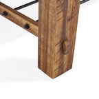 Table basse Durango 48 po et 2 tables d'appoint marron foncé – Alaterre Furniture