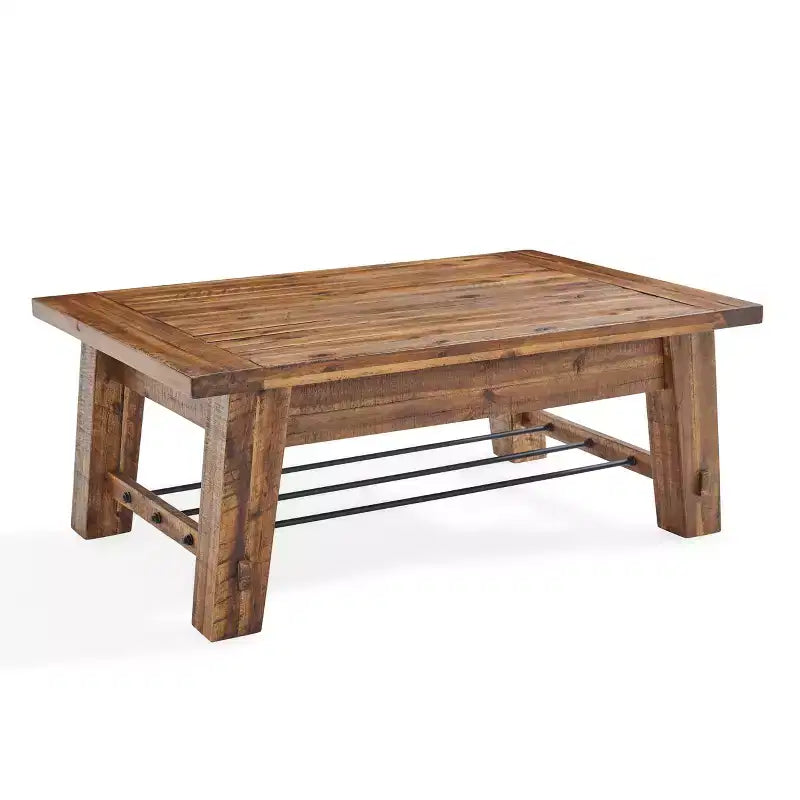 Table basse Durango 48 po et 2 tables d'appoint marron foncé – Alaterre Furniture