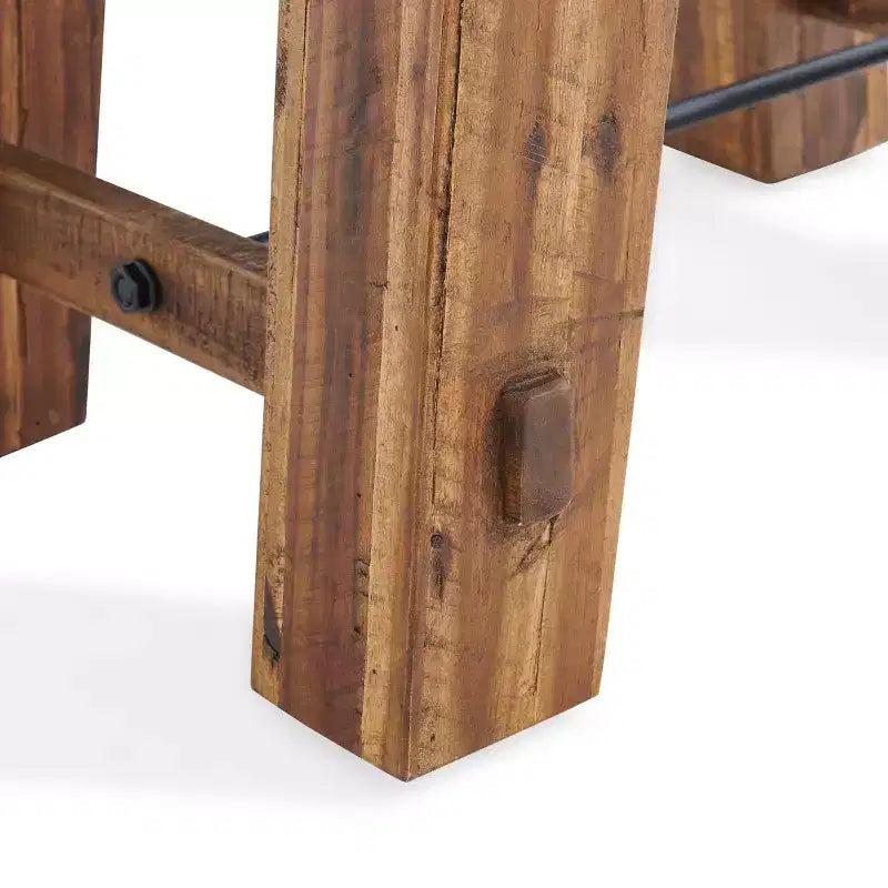 Table basse Durango 48 po et 2 tables d'appoint marron foncé – Alaterre Furniture