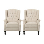 Fauteuils inclinables en tissu touffeté Walter (lot de 2) par Christopher Knight Home