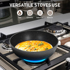 Ensemble de 30 pièces d'ustensiles de cuisine et de pâtisserie en granit, batterie de cuisine antiadhésive, casseroles et poêles
